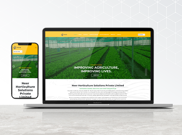 Neer Horticulture | Top online store development Company | Stylish banner designing in Australia